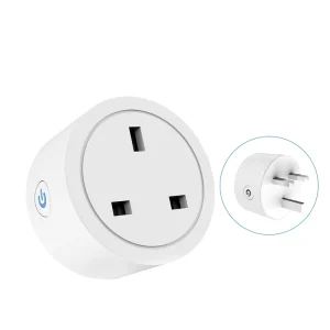 16A UK Plug Smart Wi Fi Socket with Power Metering AI Voice Control and Remote Mobile App Control