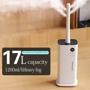 17L Large Capacity Ultrasonic Cold Mist Humidifier Aromatherapy Smart WiFi Remote Control Timing Constant Humidity for Household