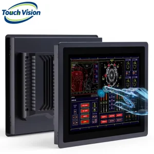 18.5 23.6 Inch Industrial Panel PC HMI with Android IP65 Fanless Capacitive Touch RS232 Panel Mount OEM ODM