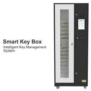 180 Key Slots Smart Key Cabinet RFID NFC Fingerprint Face Access Cold Rolled Steel Safe Box Electronic Key Management System