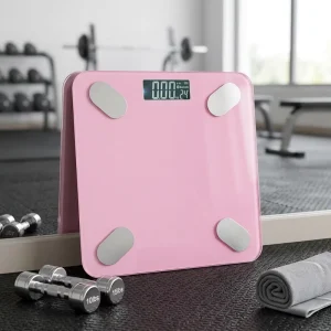 180kg Personal Body Fat Scale Large LED Display Smart Scale for Weight Measurement 4-Precision Sensor 50g