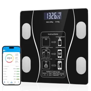 180kg Smart Digital Body Weight Bathroom Scale App Weight Control Fat Measuring Scale Electronic Health Scale