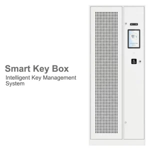 195 Key Slots Smart Key Cabinet RFID Key Control Safe Box Electronic Key Management System Floor-Standing NFC Fingerprint Face