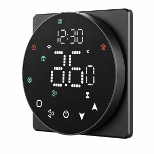 2 Pipe 4 Pipe Fan Coil Unit Thermostat Smart WiFi Control HVAC Temperature Controller With WiFi Zigbee Modbus Communication