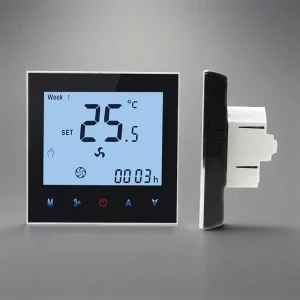 2 Pipe 4 Pipe Smart Thermostat Cooling Heating Thermostat Time Display Programmable Thermostat