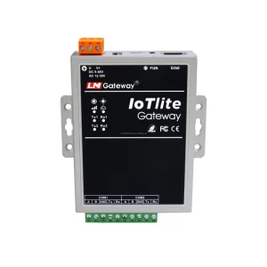 2 Ports IOT Wireless Communication Device Smart Gateway With Wifi MQTT Uplink Optional and RS485 Modbus RTU 201lite