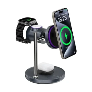2 3-in-1 Charging Station Air-Cooled Magnetic Wireless Charger Wi W041 3A