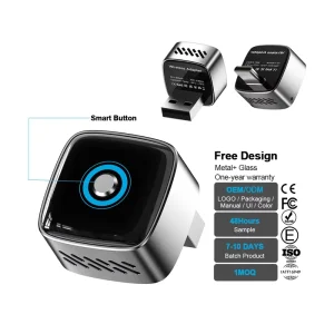 2 in 1 AI Smart Box Mini Car Accessories Intelligent Systems Wireless CarPlay Dongle Android Auto Adapter for Play With Wired