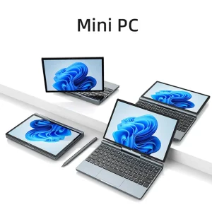 2 in 1 Convertible Laptop 180 Degree Rotation Touchscreen Tablet PC WiFi 6 Stylus Support Face Recognition Camera Metal Body