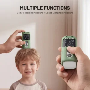2 in 1 Height Measure Laser Distance Measure Children Baby Height Measurer Infrared Smart Measurement High Precision Household