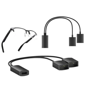 2 in 1 Smart Glasses Charger Adapter Charging Cable Cord Wire for Smart Glasses