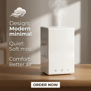 2 in 1 Smart Ultrasonic Air Humidifier Purifier Manufacturer Humidifier with for Home Bedroom 4L Large Water tank