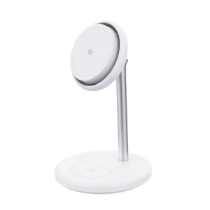 2 in 1 Wireless Charging Station Qi2.2 25W Certified with TEC Active Cooling for iPhone17 16 15 14 13 12 AirPods
