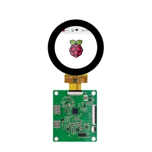2.1 Inch Round TFT LCD Raspberry Pi Display with for 480*480 Resolution High Brightness for Embedded Projects