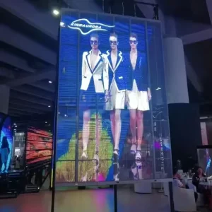 2.6-6.2 Intelligent Automatic Play Transparent Screen Digital Display for Unmanned Retail Store 24 Hour Publicity