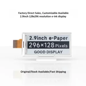 2.9 Inch 2.9″ E Ink Display Module 128×296 Esp32 Eink E Paper Epaper Display SPI EPD Panel Monochrome Display Lcd Custom