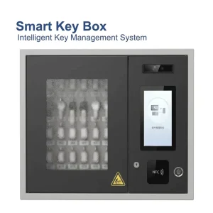 20 Key Slots Smart Key Cabinet RFID Key Control Safe Box Electronic Key Management System Wall Mounted NFC Fingerprint Face