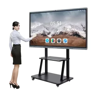 20 Points 65inch LCD Display Portable Interactive Whiteboard Teaching Digital Smart Board for School 65 75 86 Inch