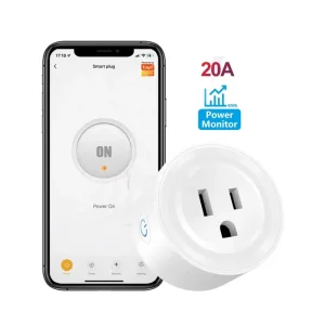 20A 16A US Plug Tuya WiFi Wireless Smart Socket with Power Monitoring Works Alexa Google Home