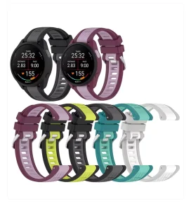20MM/22MM Silicone Strap for Garmin Forerunner 165 Smart Watch Bracelet Watchband