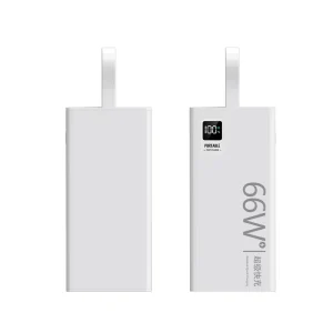 20W+22.5W PD+QC Compatible Portable Smart Power Bank with Plug Type-C 30000mah 20000mah Fast Charging Multi-Device Power Station