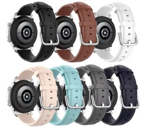 20mm 22mm Genuine Leather Watch Band Classic Replacement Strap for Smart Watches