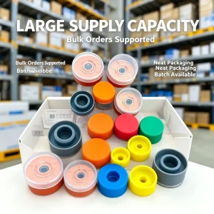 20mm Matching Aluminum Plastic Flip Vial Caps 20mm Aluminum Plastic Caps Customizable Thickness for 20mm Injection Liquid Caps