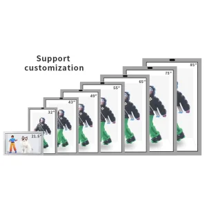 21.5 32 43 49 55 65 75 86 Inch 3D Hologram Android Advertising Touch Screen Lcd Transparent Holobox AI Display Cabinet showcase