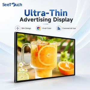 21.5 Inch Networked Digital Signage Display with Android System and Multimedia Playback for Retail Marketing