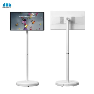21.5 Inch Portable Smart Display Android 13 Battery Powered Touch Screen with 8MP Camera LCD Smart TV Display
