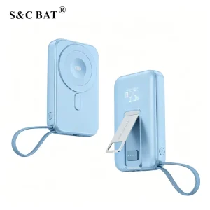 22.5W Wireless Power Bank, 10000mAh Lithium Polymer Battery, Plastic Housing, Type-C Input, Portable and Lightweight, Suitable for Outdoor Use