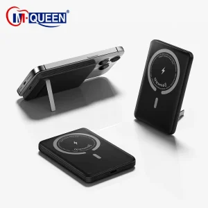 22.5W Portable Magnetic Power Bank 10000mah 5000mah With Holder External Battery Wireless Charger Power Bank For Phone