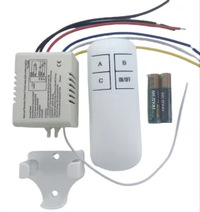 220V 10A Intelligent Auto Wireless Lighting Remote Control Switch 100m Range Multi-Channel Compatible Battery Smart Home System