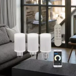 220V 6W Wi-Fi RF Smart Dimmable G9 LED Bulb, 2700–6500K AC Power