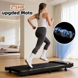 220lbs Load Lightweight 11kg Electric Treadmill 1-6km/h Speed with Remote for Home Office Work Portable Walking Pad