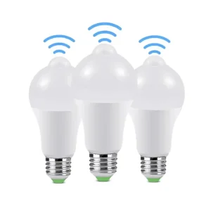 220V/110V 5W/7W/9W/12W Microwave Motion Radar Sensor Energy-Saving Smart E27 LED Bulb / Indoor LED Globe Bulb
