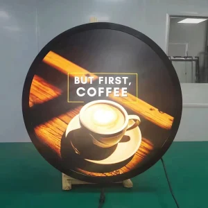 23 6 Inch Advertising Display Round Smart Screen Capacitive Touch Android Retail Signage Display
