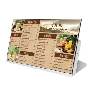23.8 Inch Interactive Digital Menu Touch Screen for Coffee Shops Retail Stores Shopping Malls and Event Venues for Elevators