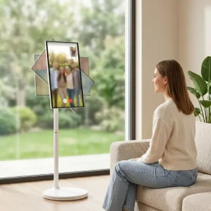 24 27 32 Inch Smart Touch Screen App Monitor Portable Wireless Display Floor Stand Home Entertainment Streaming Kiosk TV