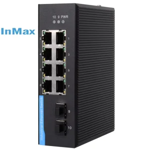 24V 8 Port 10 Port DIN Rail Mini Outdoor 10 100 1000M Gigabit Industrial Ethernet Network Switch