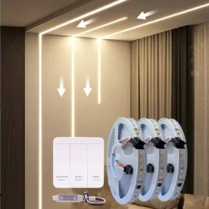24V Running Water LED Strip Light Flowing Water Linear Light With Motion Sensor 10m 15m