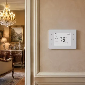 24V WiFi 3H2C Programmable HVAC Thermostat for Heat Pump Central Air Conditioner Digital Smart Room Temperature Controller
