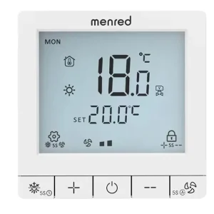 24v 220v Smart Modbus Rs485 Touch Screen Temperature Controller Hvac 4 Pipe Fcu Thermostat Digital Room Thermostat