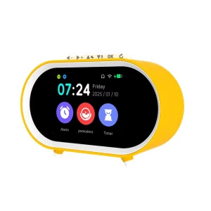 2500mAh Portable WiFi Bluetooth AI Speaker 4.59 Inch IPS Touch Screen Smart Speaker with AI Assistant Alarm Local Music TF Card