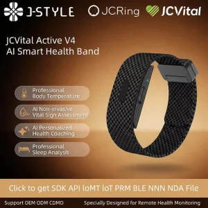 2501 SDK APL OEM ODM AI Powered Health Bracelet with Multi Exercise Tracking Stress and HRV