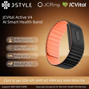2501 SDK APL OEM ODM Smart Health Bracelet with HRV Data Analysis Medical Free SDK API Access