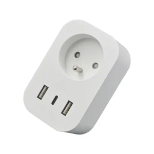 250V 16A Smart Power Strip Luxuriant Design Wifi 2 Gang Socket EU Adapter Electrical Plug