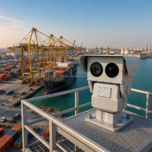 25Km Ultra Long Range Thermal Detection Camera With AI Enhanced PTZ for Port Surveillance Thermal Imaging Camera
