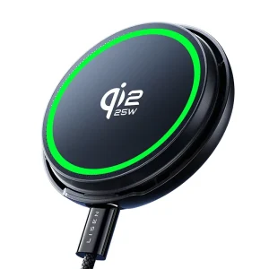 25W Magnetic Wireless Charger Pad Qi2.2 Certified Fast Charging Dock Station For IPhone 17 16 15 Pro Max