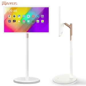 27”/32” Smart LCD Advertising Display Built-in Battery Touch Screen Built-in Web Camera Moveable Design Built-In CMS Remote